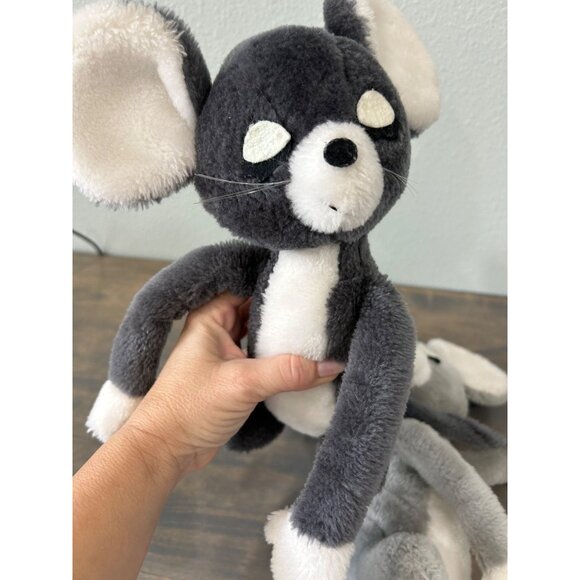 Vintage 1976 Dakin Hugging Mice Plush Toys Stuffed Animals Great Condition - Picture 7 of 9